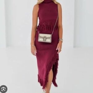 Vestique TWO Piece Fringe Skirt Set- NWOT